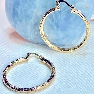 18kt Gold Filled Hoop Earrings